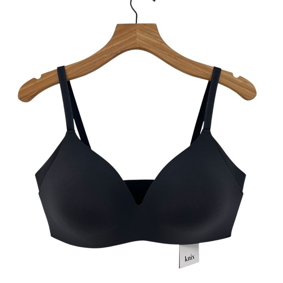 Knix WingWoman Wire Free Bra Size 7 in Black NWT - Picture 3 of 13